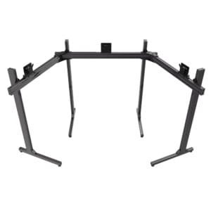 Free-Standing Triple TV & Monitor Stand (Up to 50″ TV or 45″ Ultrawide) 2