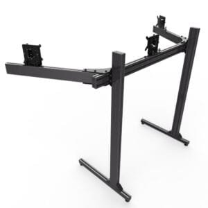 Free-Standing Triple Monitor Stand (Up to 43″)-13