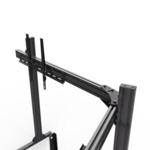 Free-Standing Triple TV Stand (Up to 65″)-12