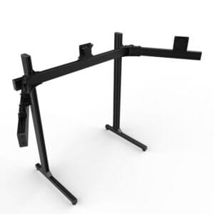 Free-Standing Triple Monitor Stand (Up to 43″)-16