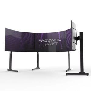 Free-Standing Triple TV Stand (Up to 65″)-15