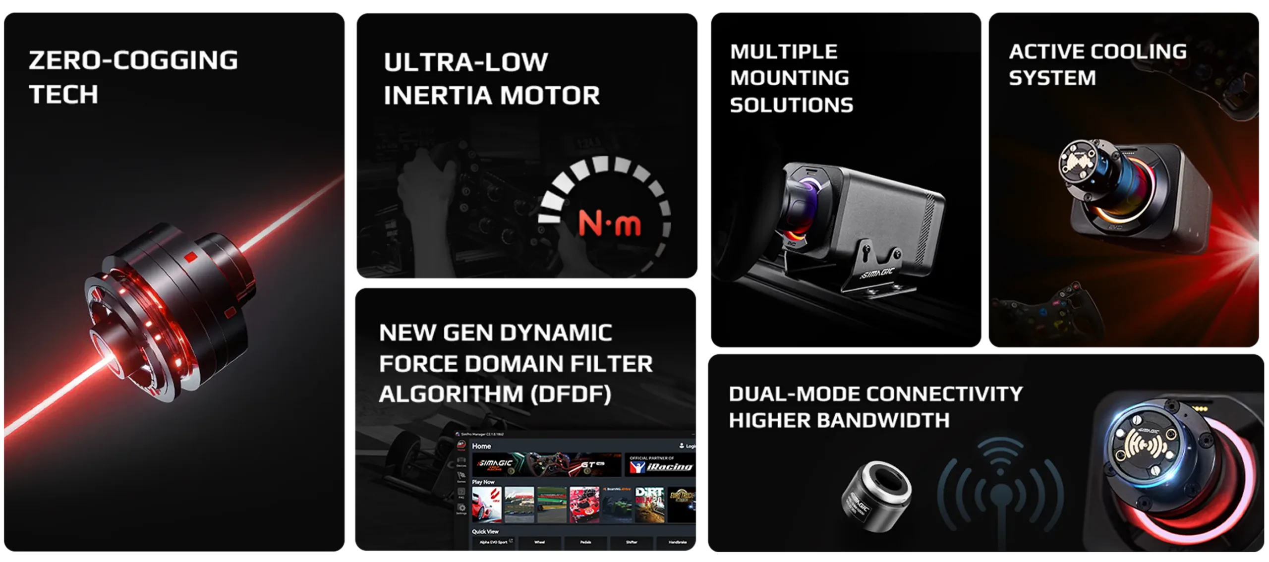 SIMAGIC Alpha EVO Sport 9Nm Wheelbase-12